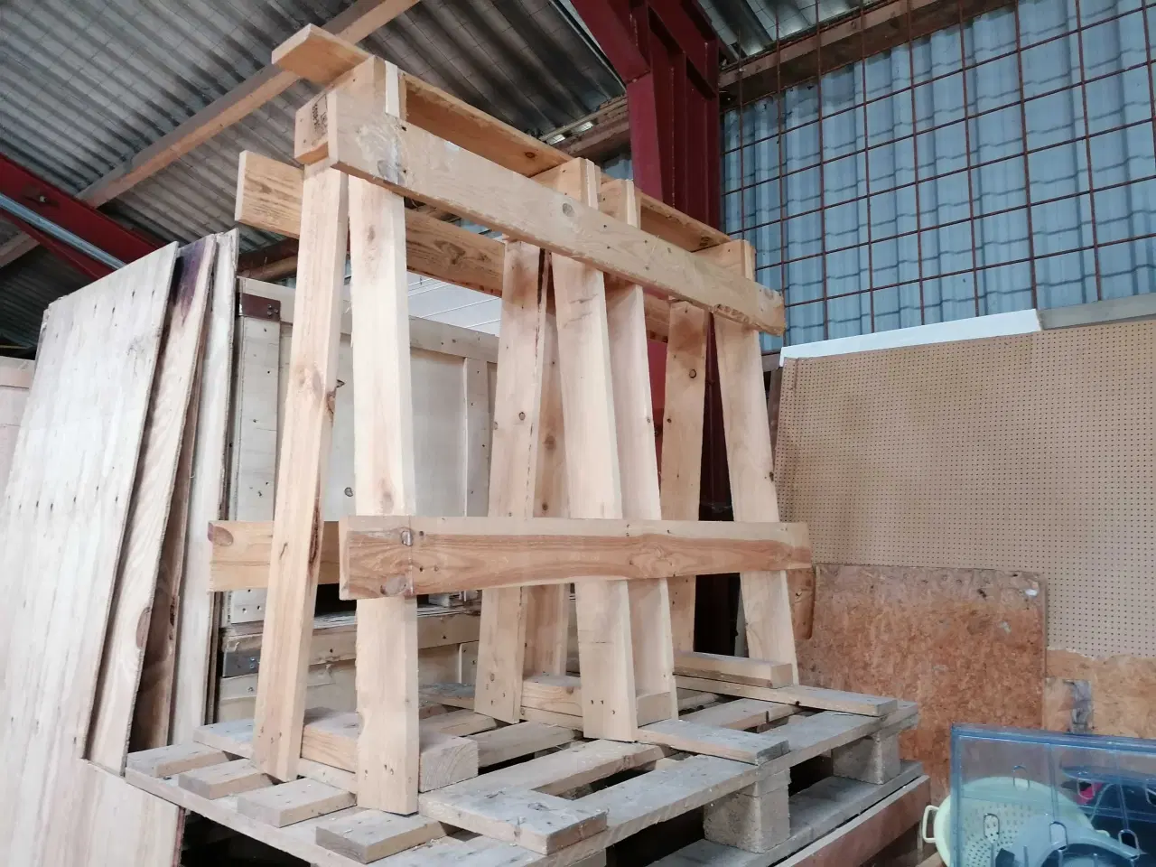 Billede 4 - Træpaller med Opsats