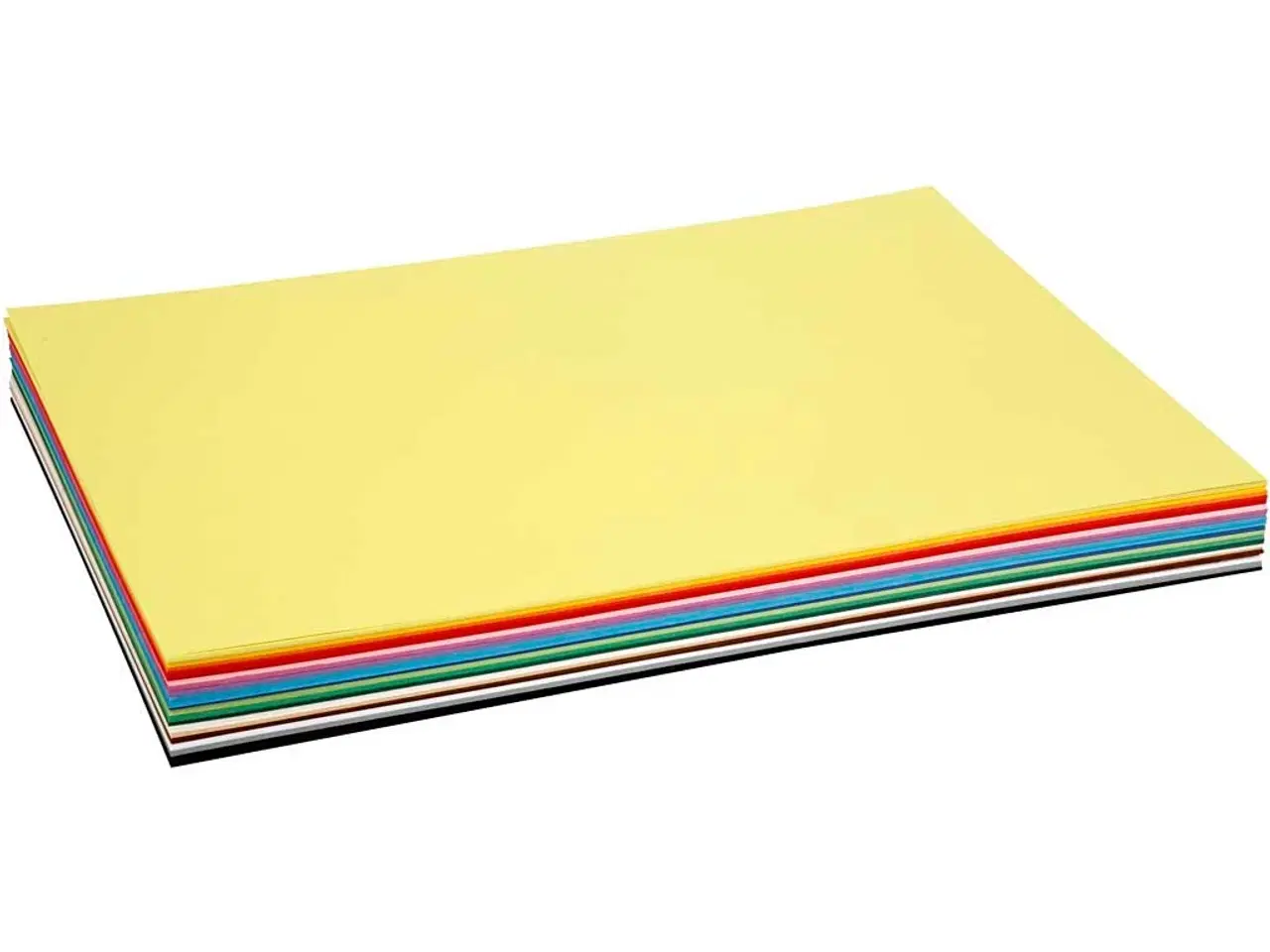 Billede 1 - Creativ Karton A2 - Assorterede Farver, 20 ark