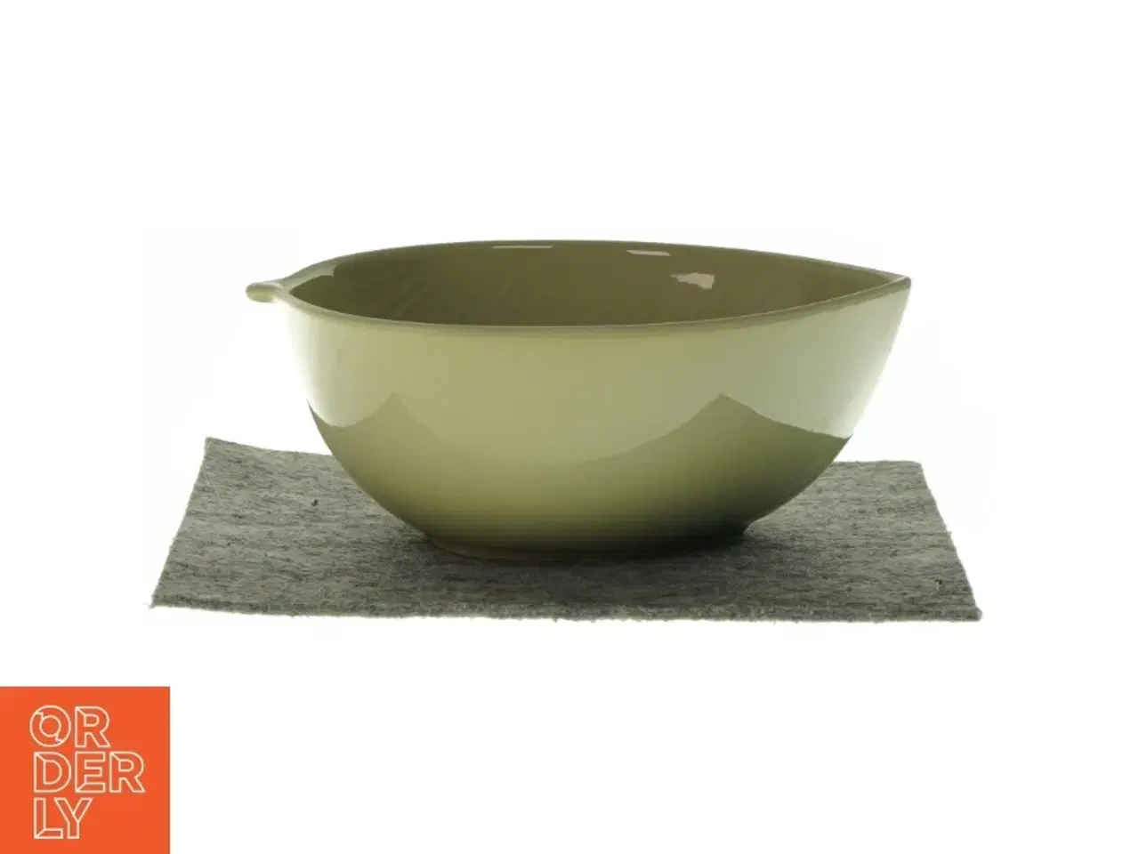 Billede 1 - Bladformet skål fra Broste (str. 9 x 21cm)