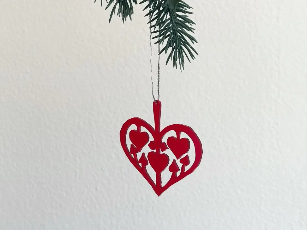 Billede 2 - Akrylhjerte, bredt, pr stk