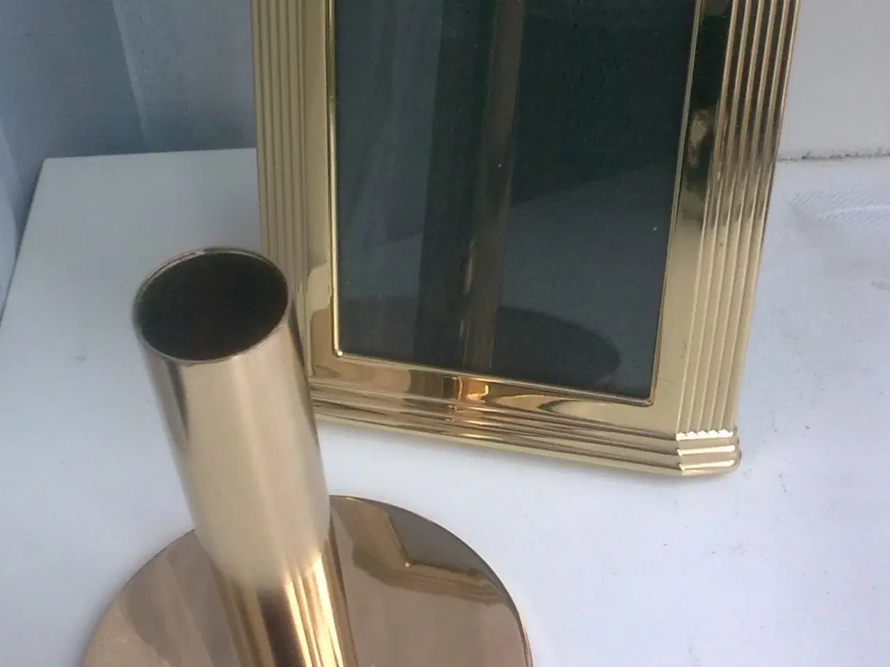 Billede 16 - Perlemor pink gul kurv m guld el rose skål SOLO