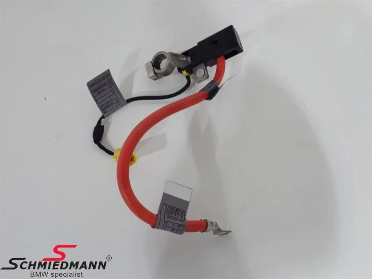 Billede 1 - Batteri plus kabel med airbagpatron B61118375990 BMW E46