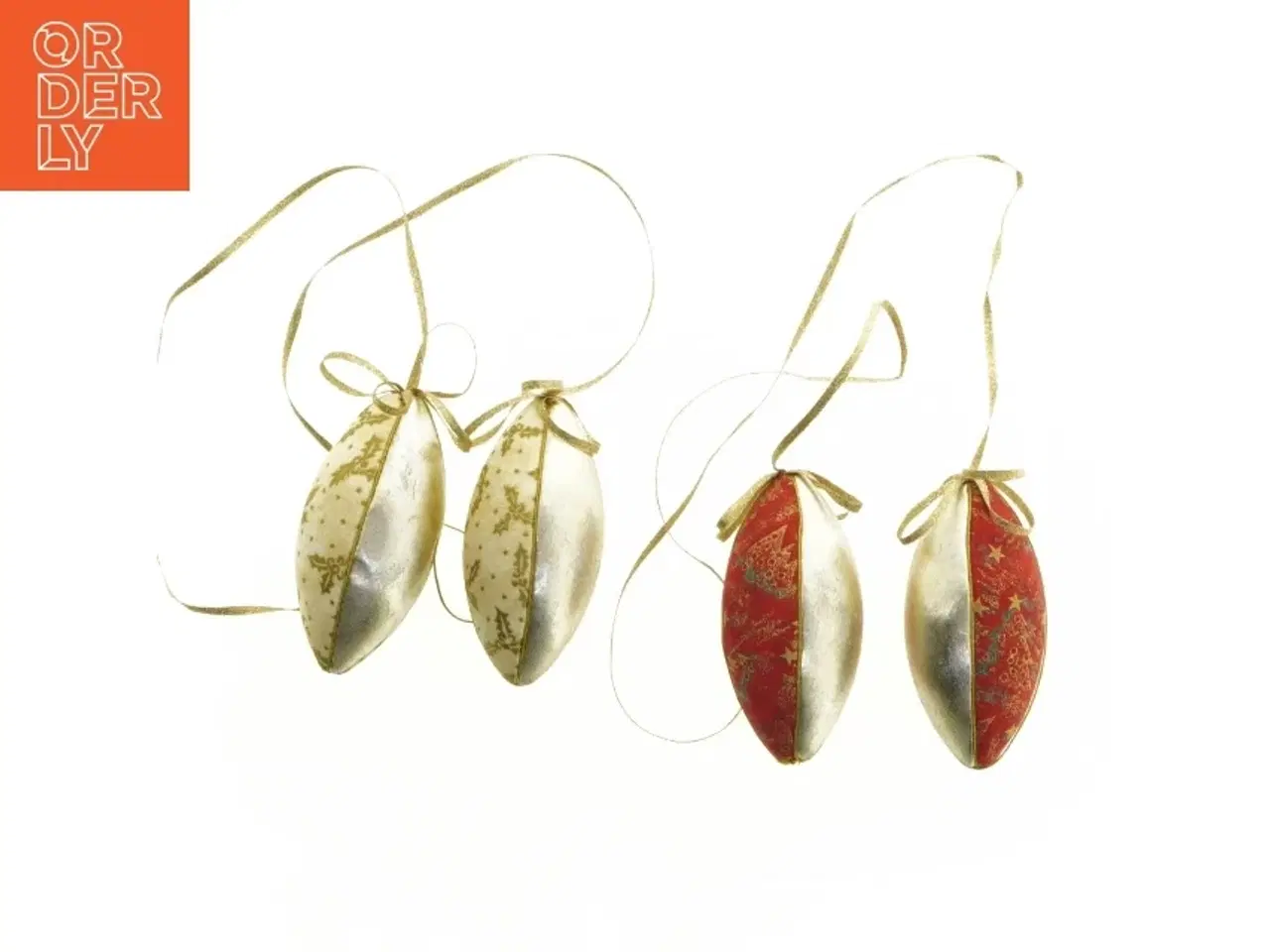 Billede 3 - 4 Juleophæng (str. 10 x 4,5 cm)