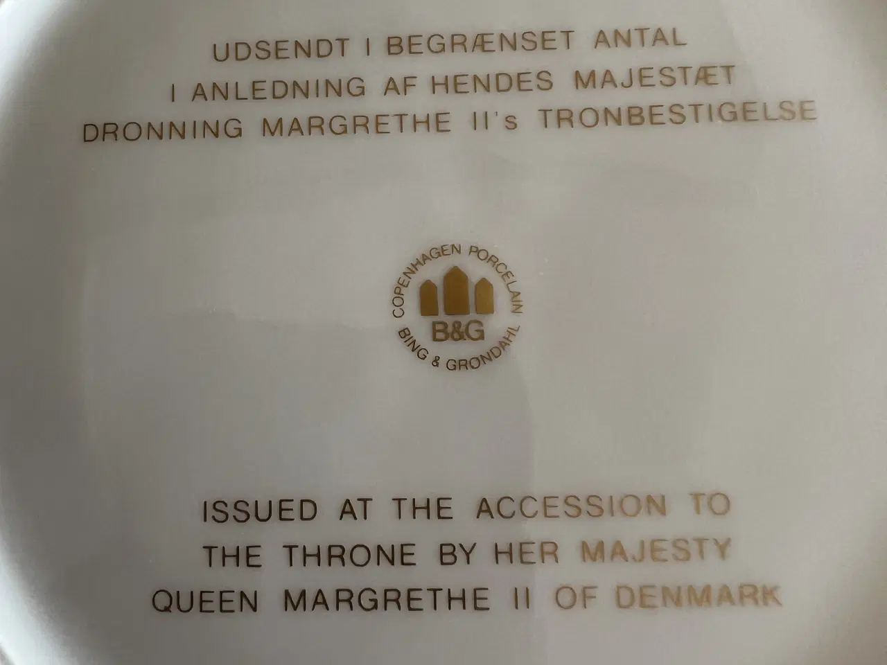 Billede 4 - Porcelæn platte af Bing & Grøndahl