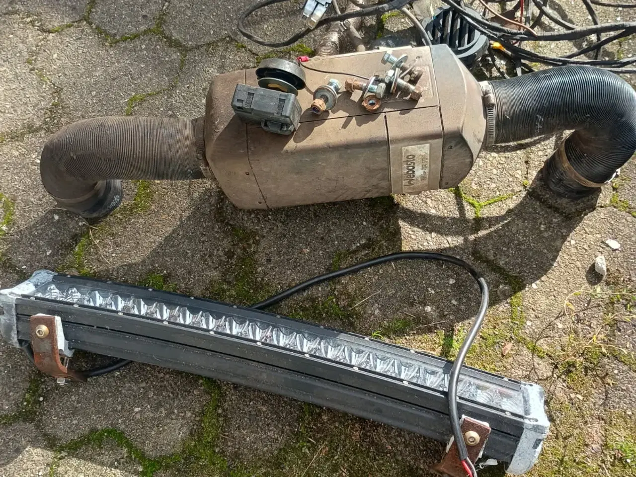 Billede 1 - Varmefyr og projektør lygte til Piaggio ape 50/tuk