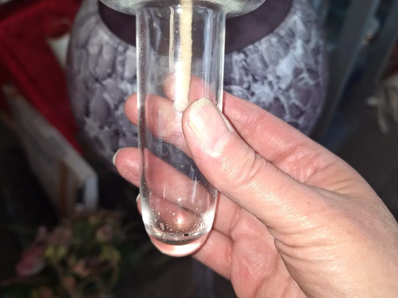 Billede 3 - Olielampe i glas