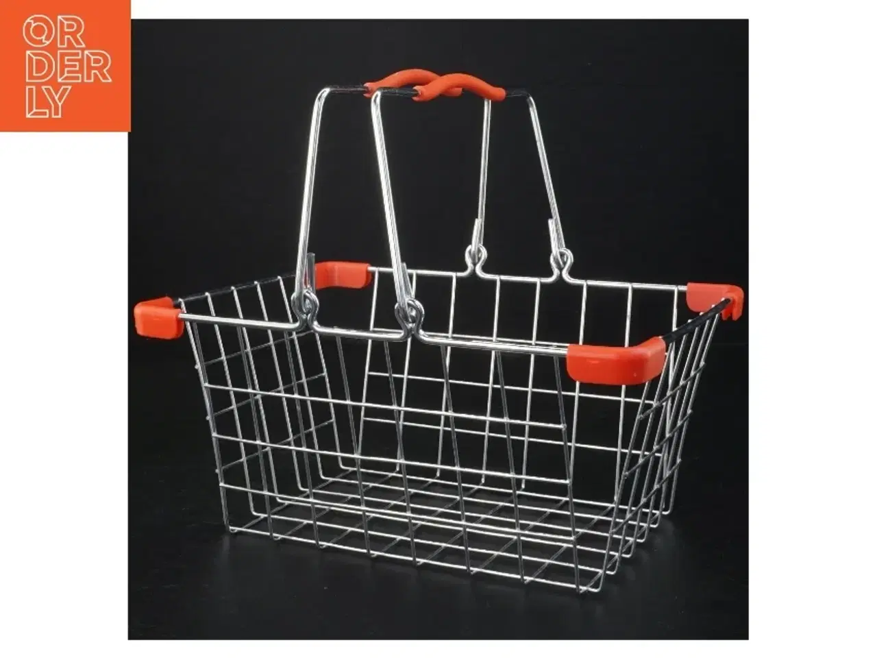 Billede 1 - Metalkurv med håndtag (str. 22 x 17 cm)