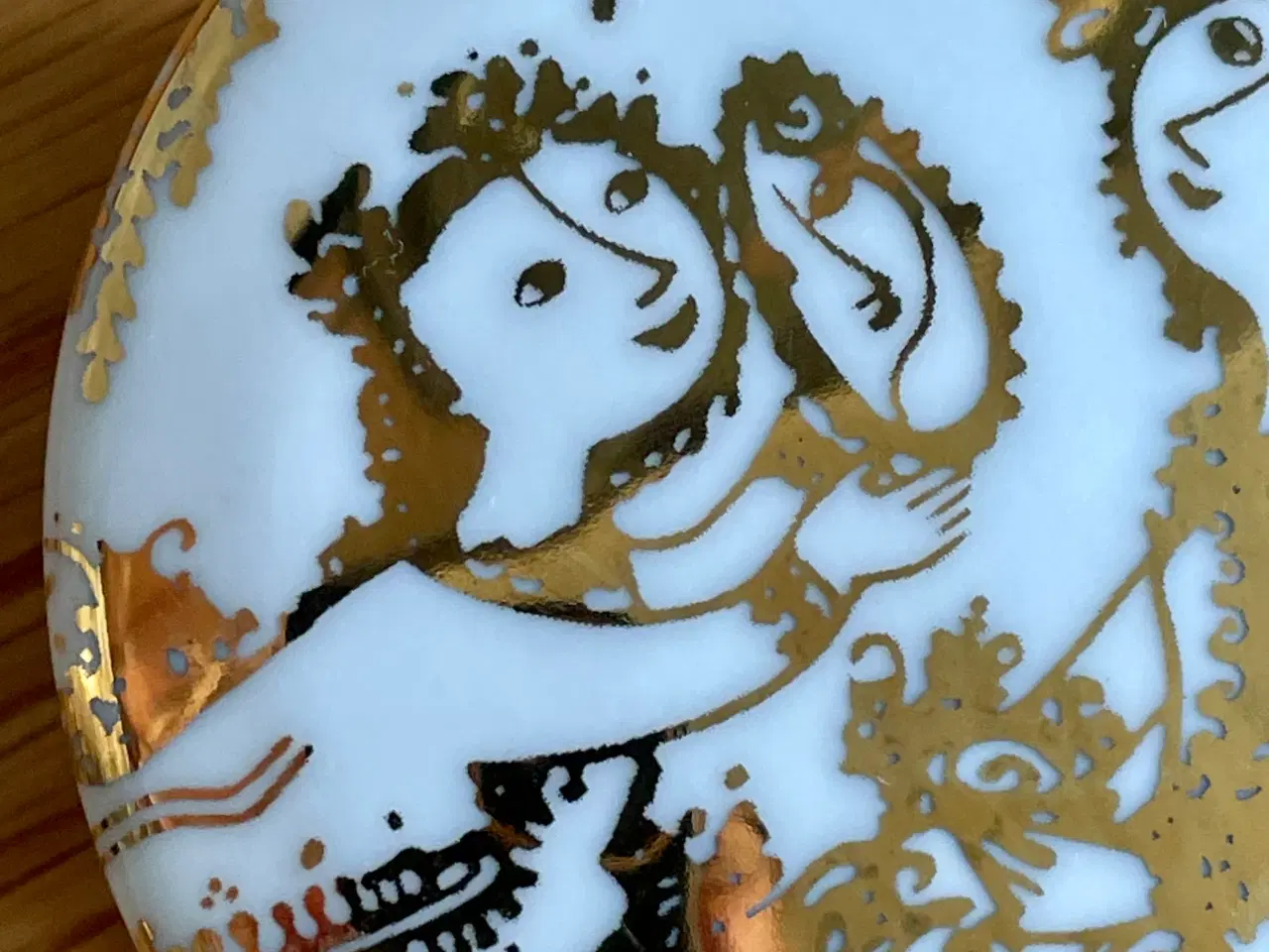 Billede 14 - Bjørn Wiinblad låg krukker i guld & hvid