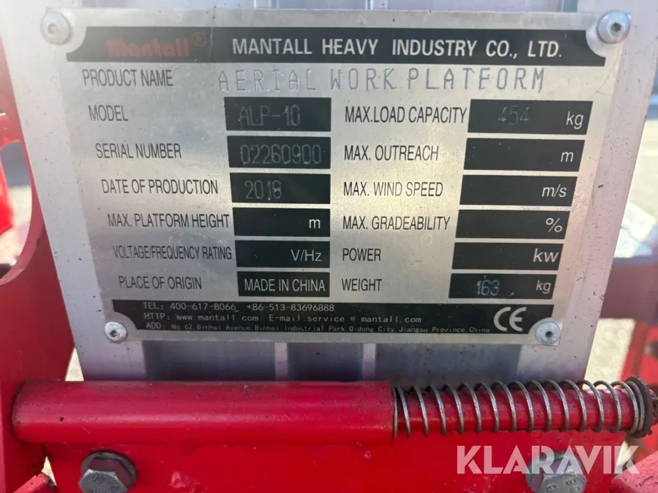 Billede 11 - Matrialelift Mantall ALP10