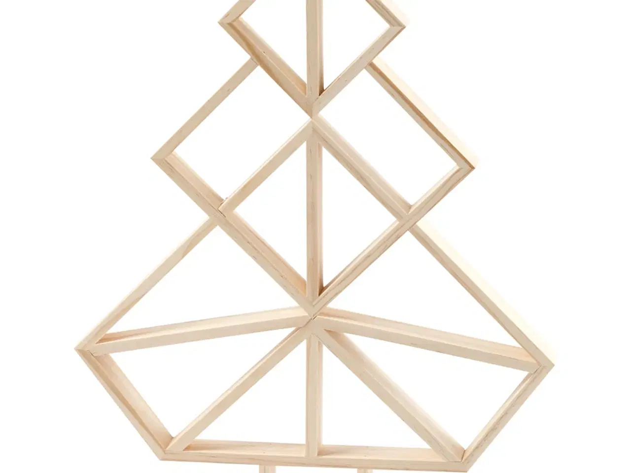 Billede 1 - Moderne Geometrisk Juletræ 40 cm - Elegant Dekoration