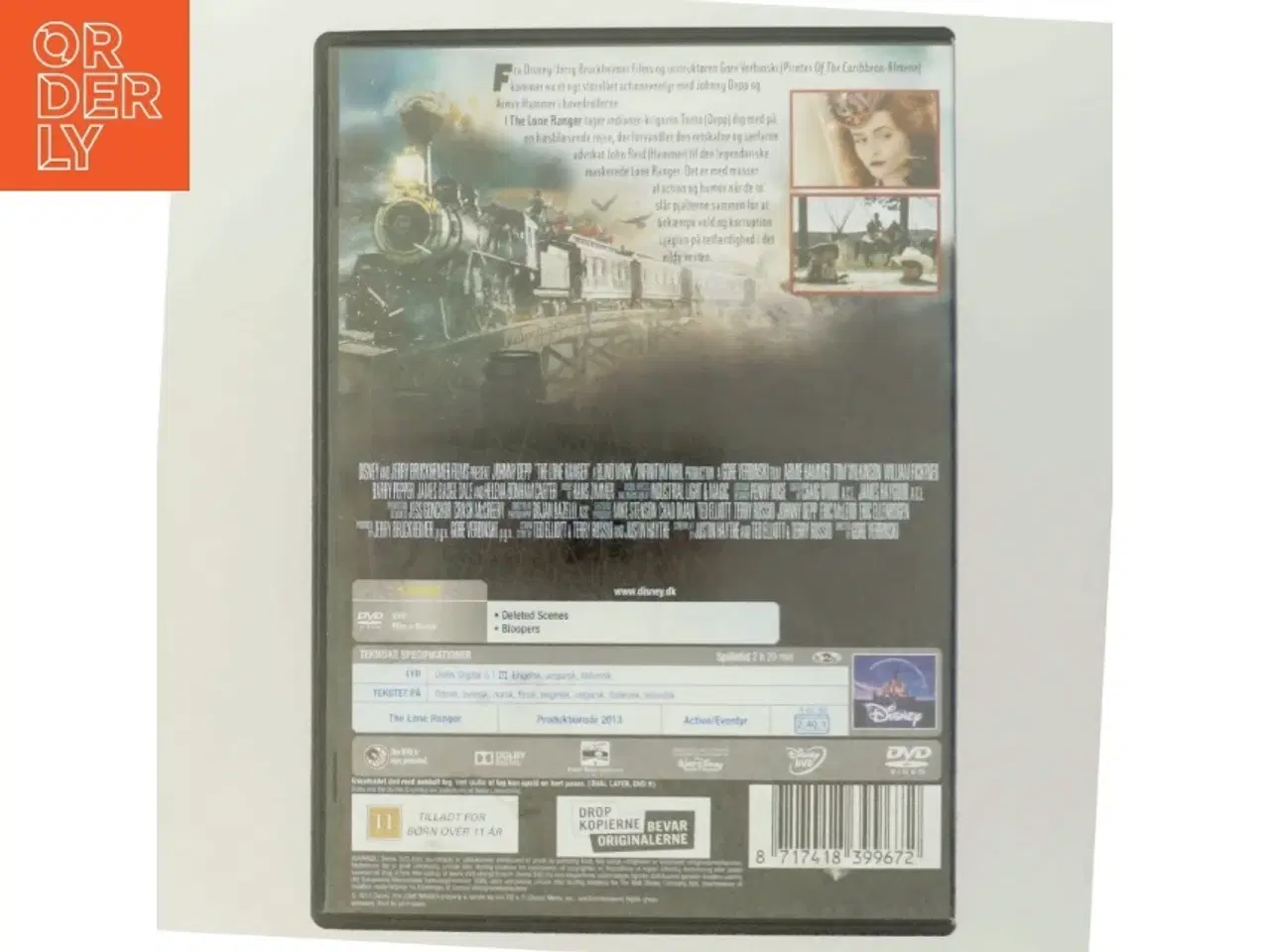 Billede 3 - DVD film 'The Lone Ranger' fra Disney