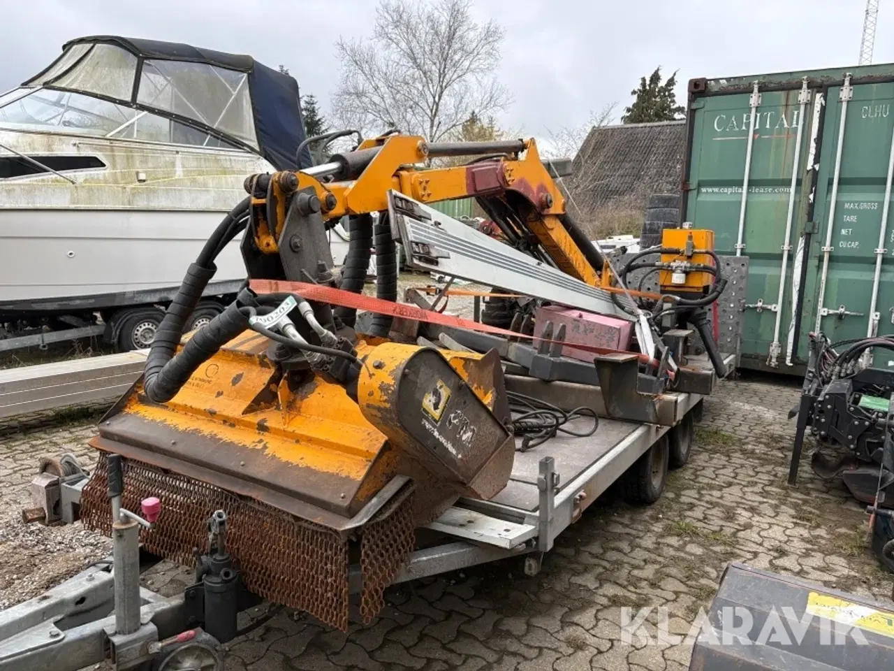 Billede 1 - Sidemonteret rabatklipper med beslag Fm