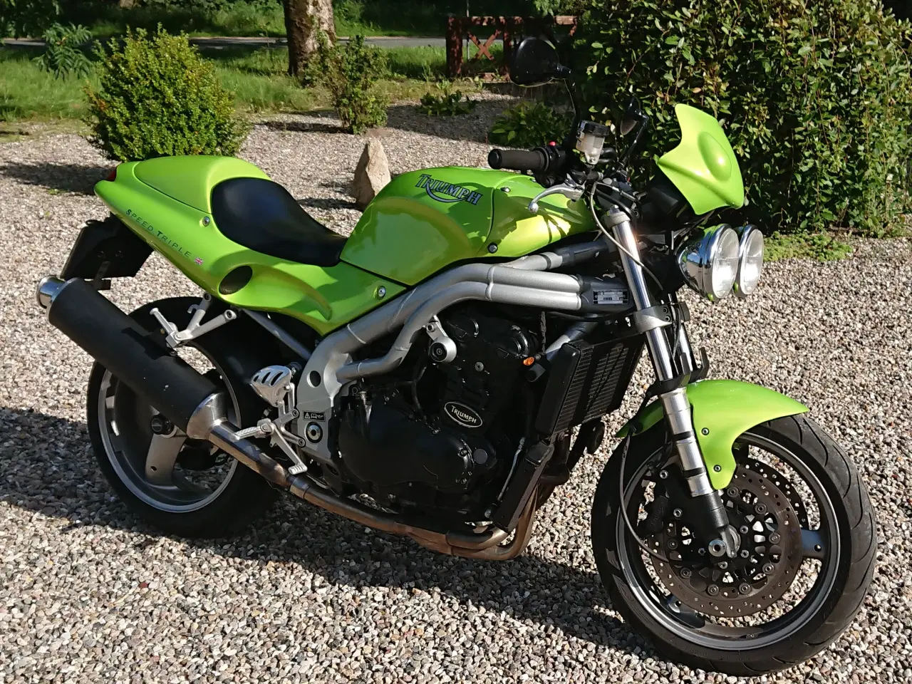 Billede 3 - Triumph Speed Triple 955i, 108hk, 2001, lysgrøn