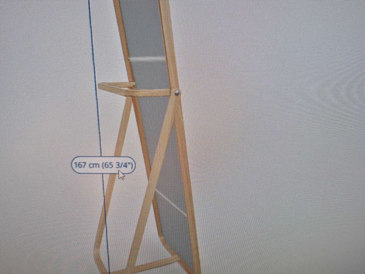 Billede 1 - Gulvspejl IKEA model Ikornnes, nypris 899,-