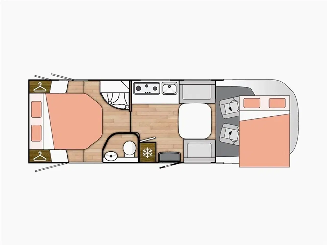 Billede 32 - 2024 - Benimar Amphitryon 998 Northautokapp   Luksus autocamper med Alde varme og 180 HK