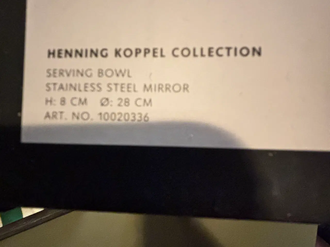 Billede 3 - Nyt Georg Jensen Henning Koppel serveringsfad 28cm