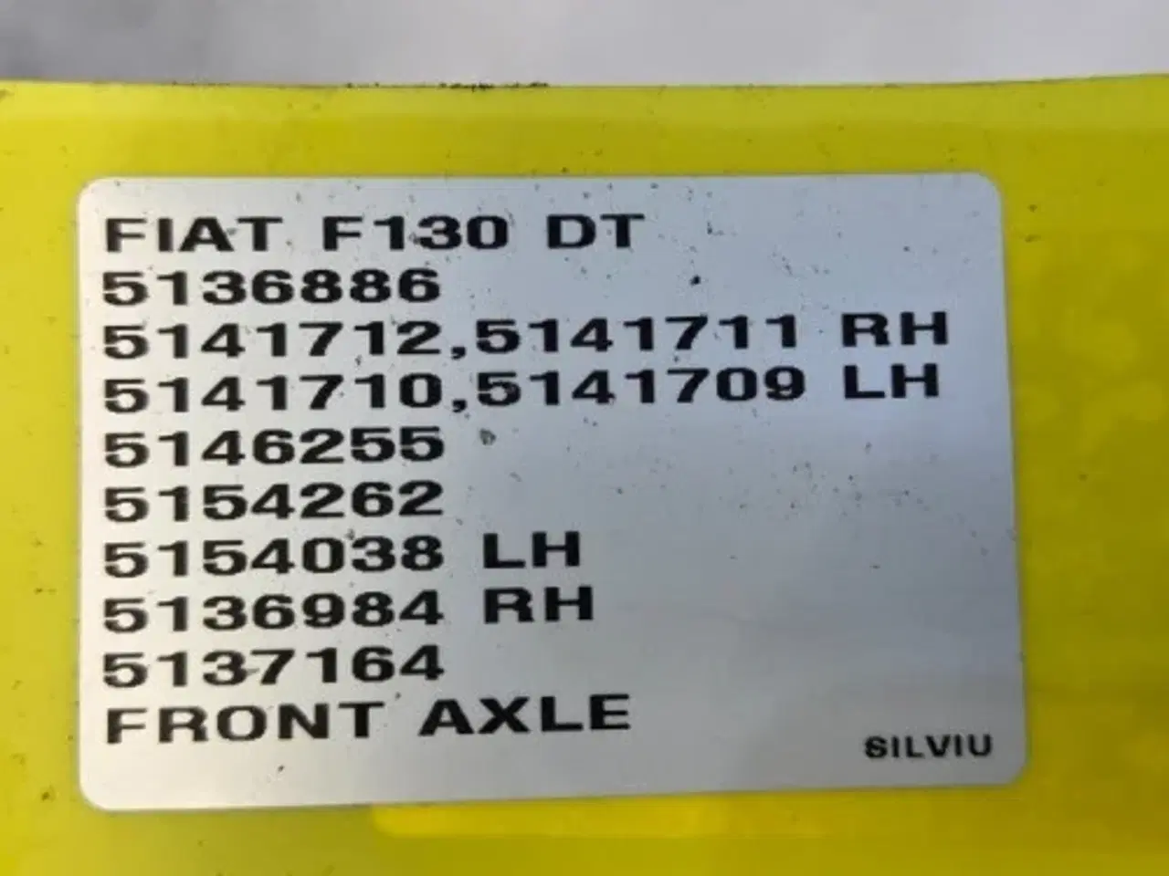 Billede 10 - Fiat F130DT Foraksel 5136886