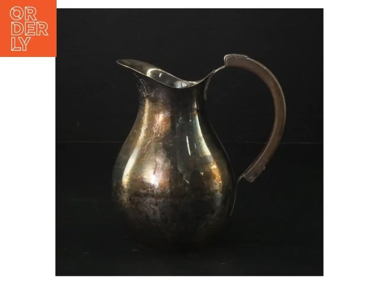 Billede 1 - Vintage kande pletsølv(str. H. 14 cm. ø. 9,5 cm)