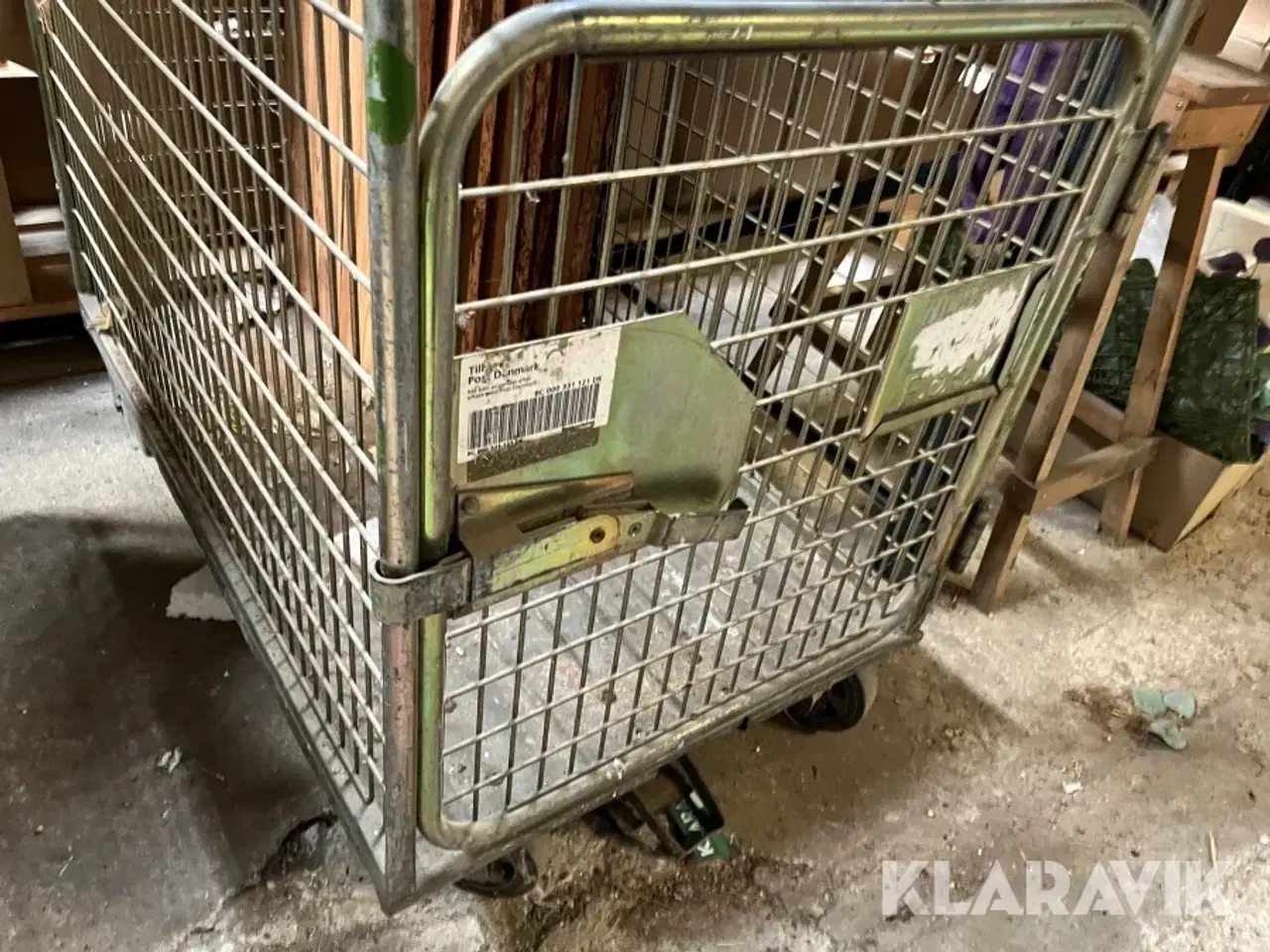 Billede 3 - Stålbur til postpakker