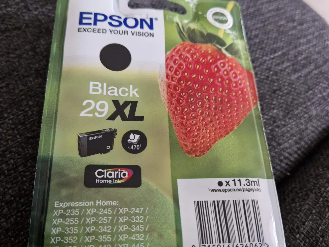 Billede 1 - Blækpatron Epson Claria 29XL BLACK - uåbnet pakke