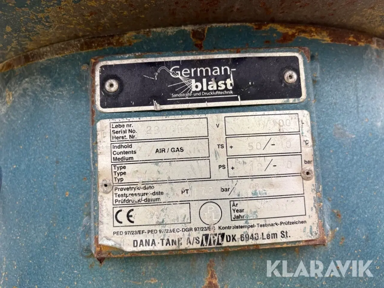 Billede 11 - Sandblæsningsudstyr German Blast 100l