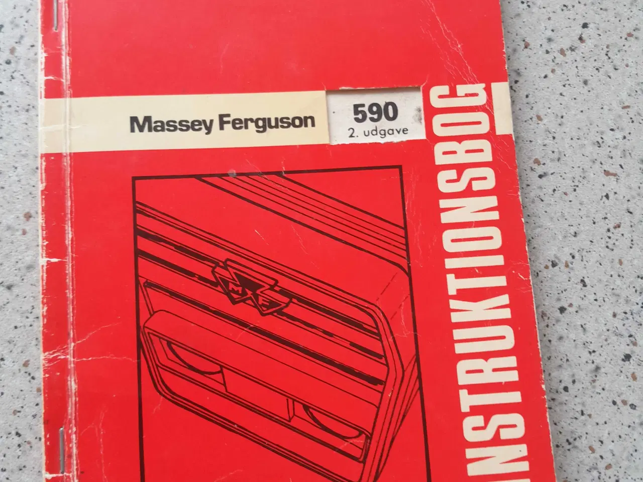 Billede 1 - MF 590 instruktionbog  2 udgave 