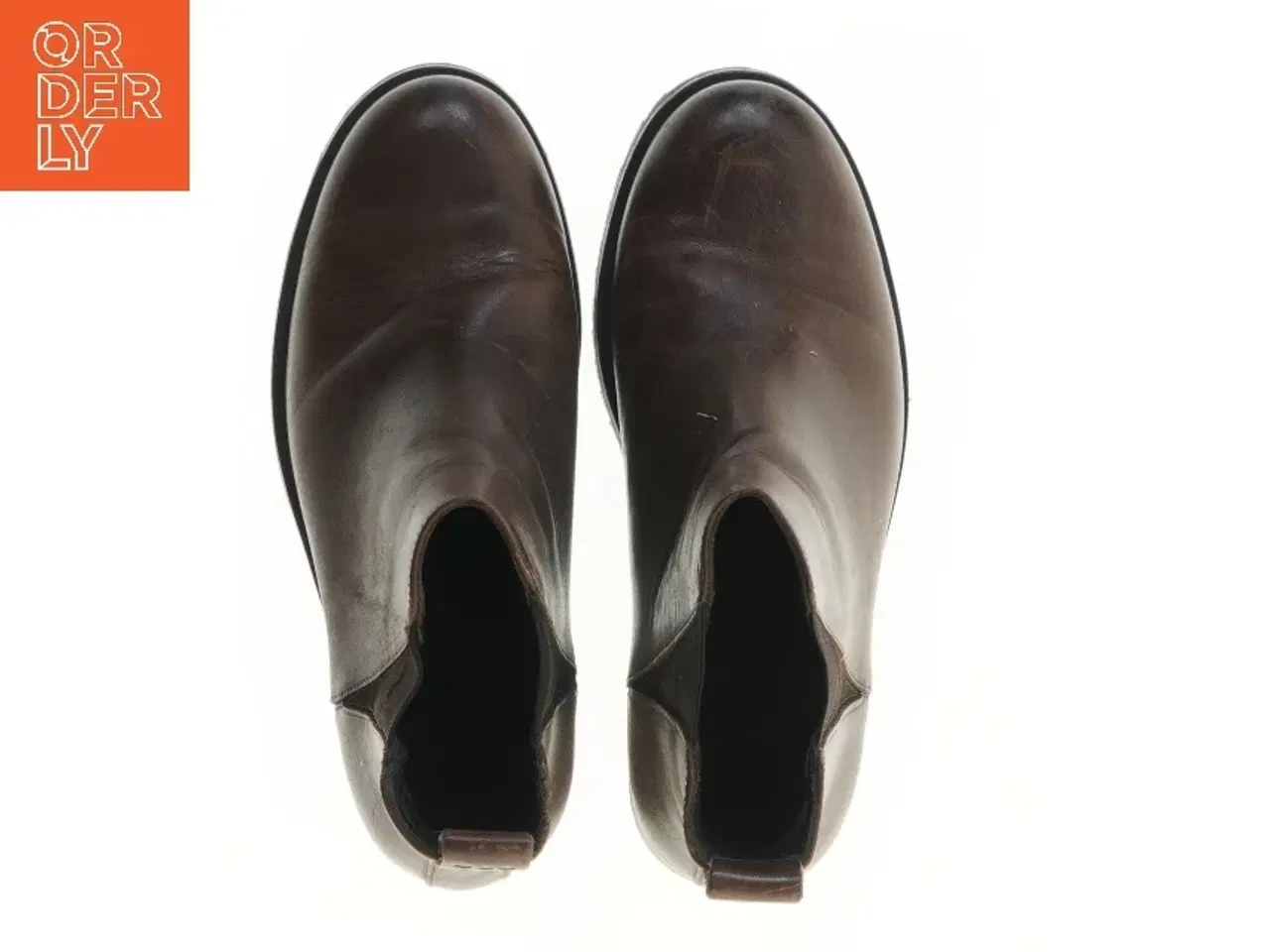 Billede 2 - Brune læderstøvler størrelse 38 fra Royal Republio (str. 38 )