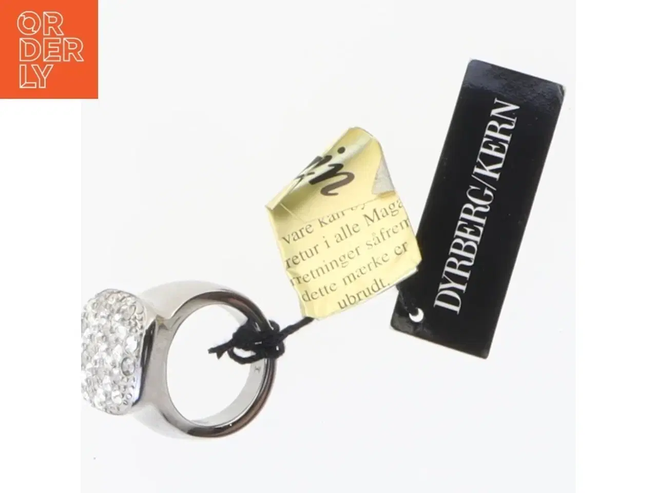 Billede 2 - Sølvring med krystaller fra Dyrberg Kern (str. 51 mm)