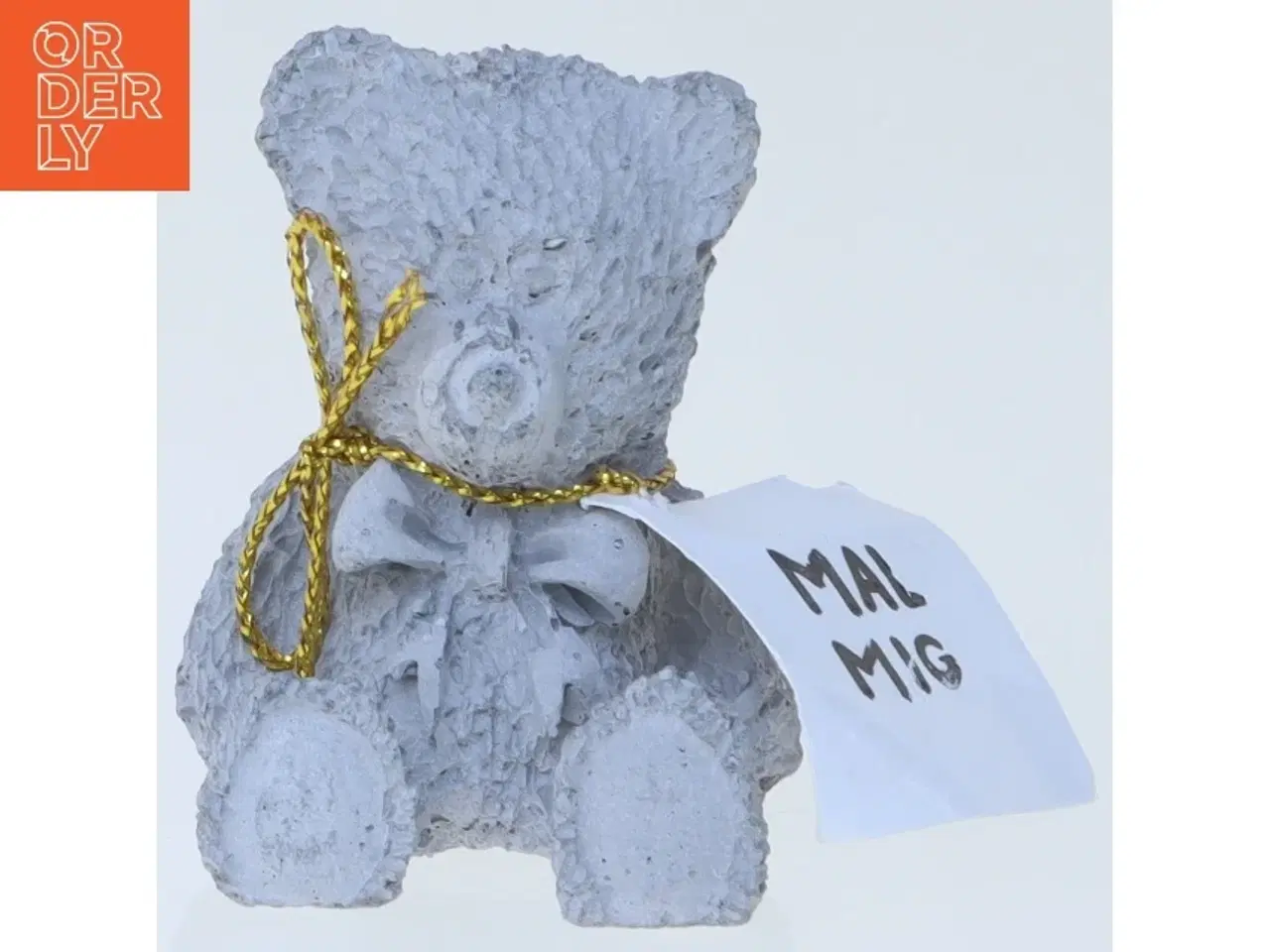 Billede 1 - Male figur af bjørn (str. 5 cm)