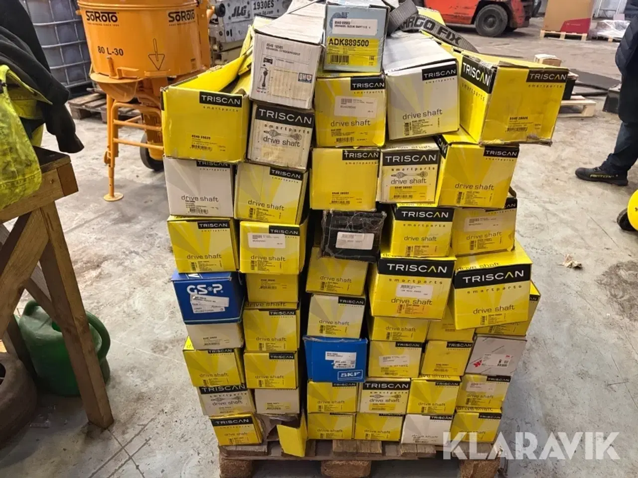 Billede 5 - Assoteret trækaksler Triscan - cirka 50 styks