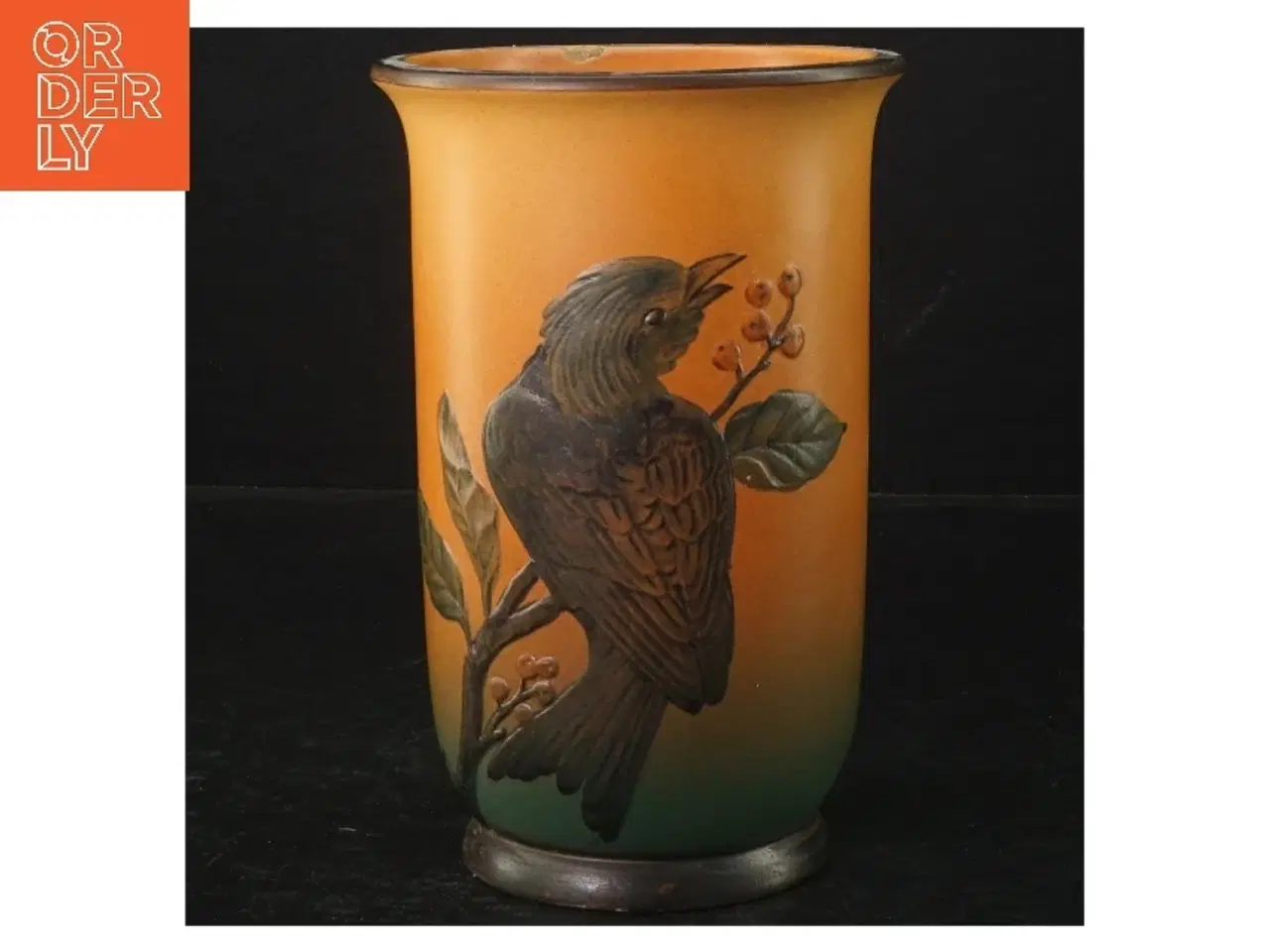 Billede 1 - Dekorativ keramikvase (str. 17 cm)