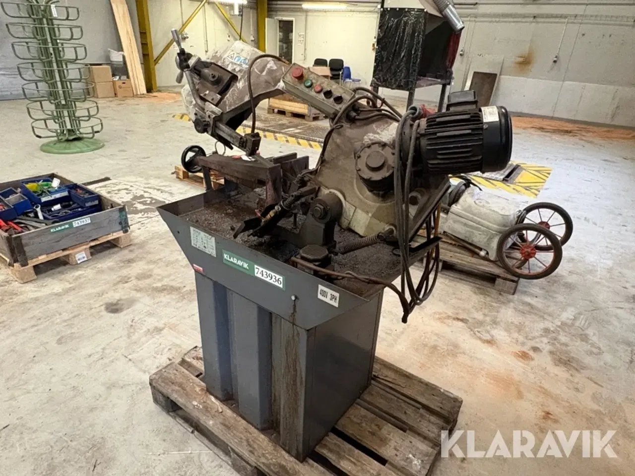 Billede 1 - Metalbåndsav Optimum OPTI S275G