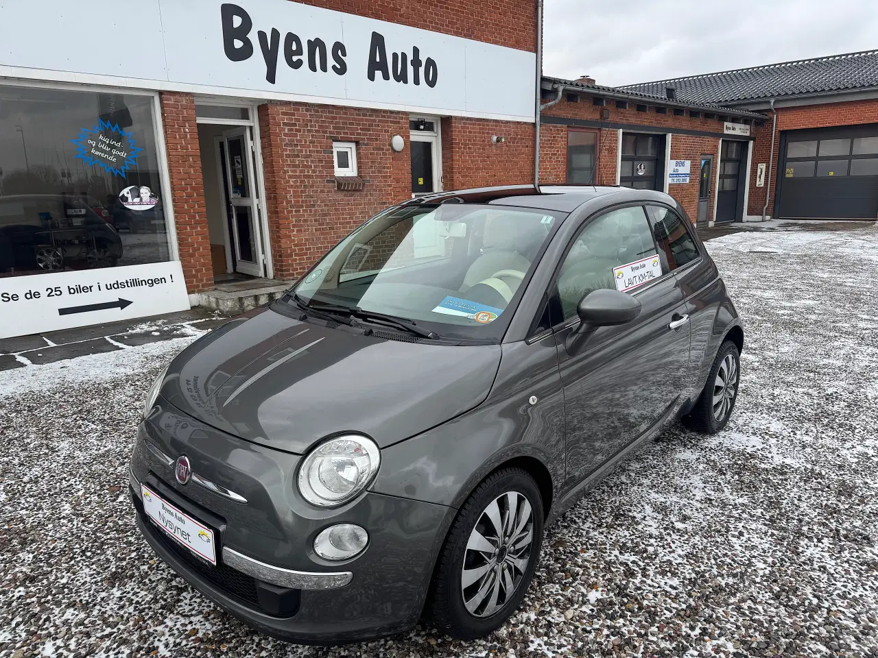 Billede 3 - Fiat 500 Nysyn Økonomisk køre langet 27 K/L