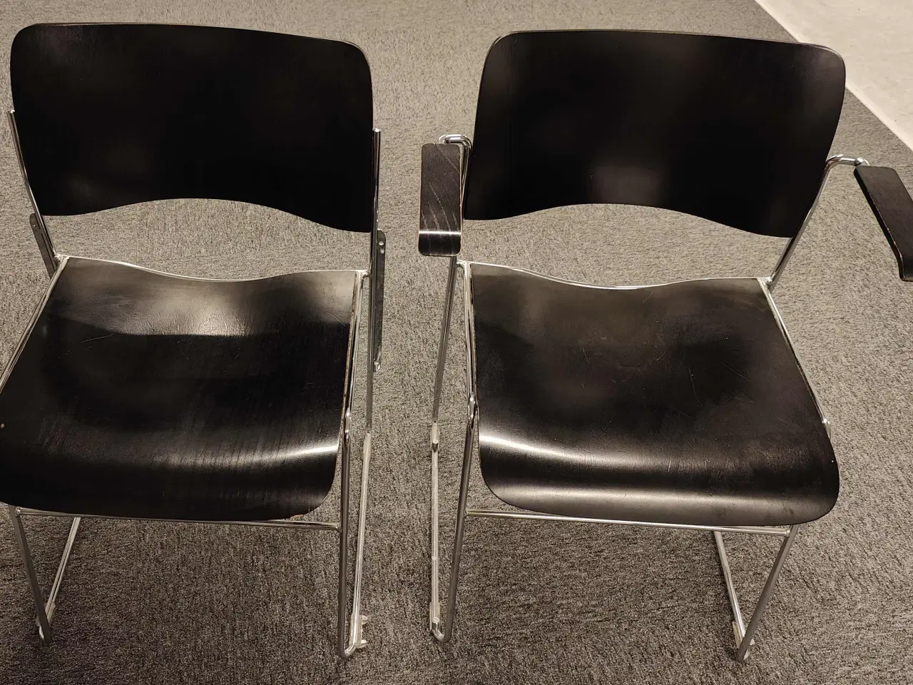 Billede 1 - 2 stk. stålstole 