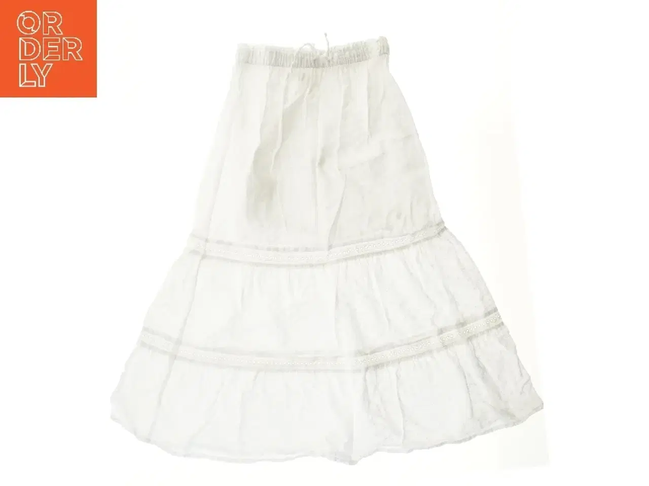 Billede 1 - Hvid nederdel med elastik fra H&M (str. 146)