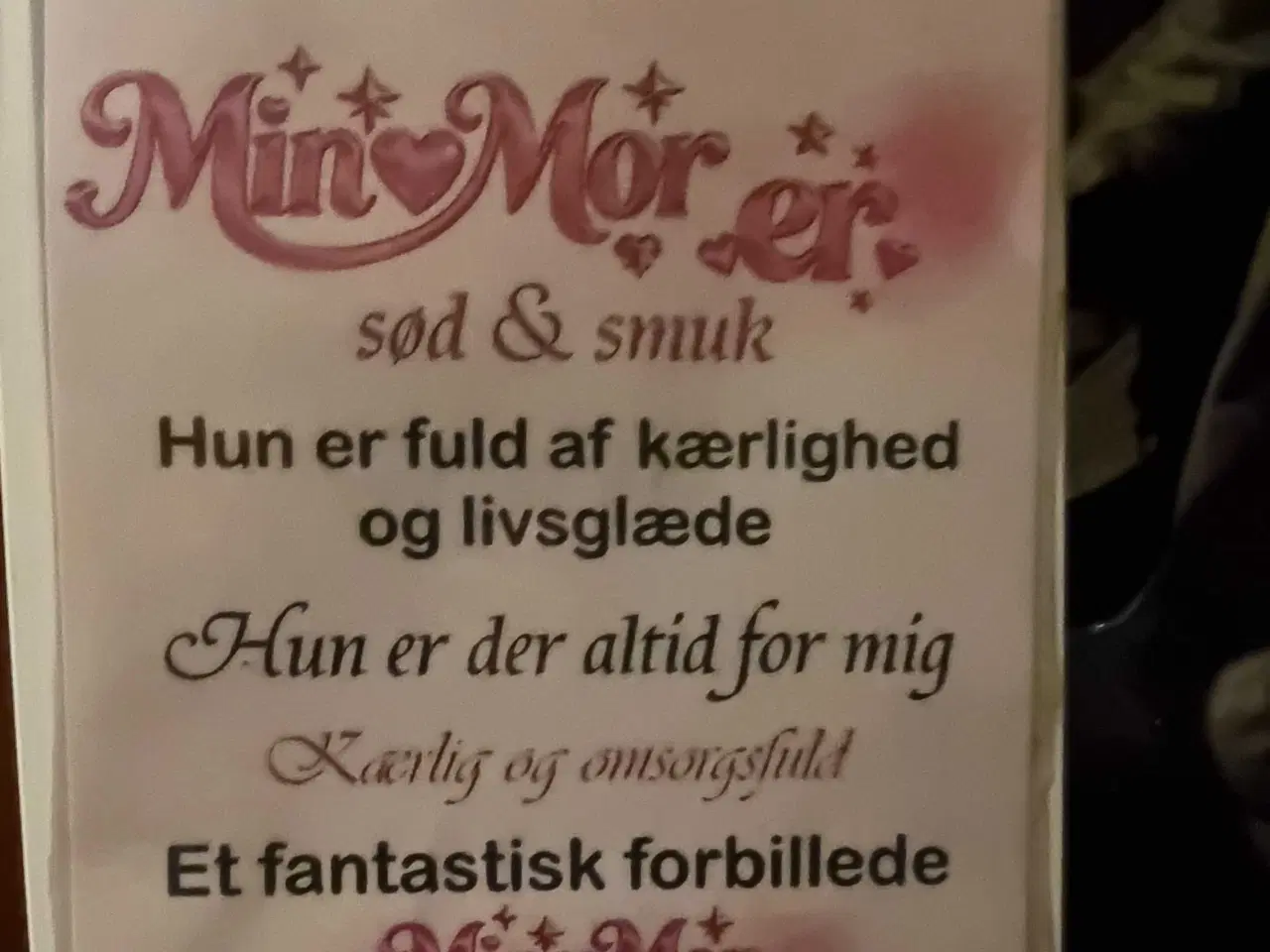 Billede 1 - Mor's dag gave 