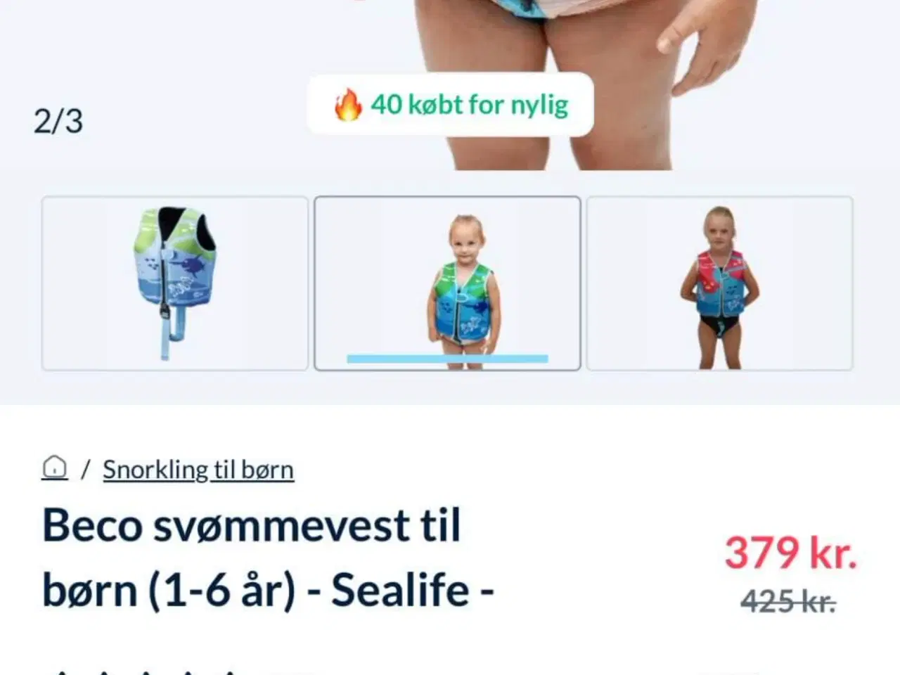 Billede 3 - Svømmeudstyr 