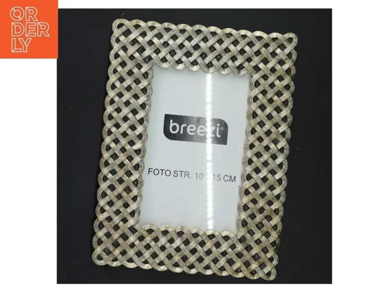 Billede 1 - Fotoramme i flettet design (str. 22x16x1 cm)