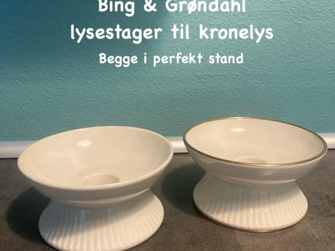 Billede 1 - Bing & Grøndahl lysestager 