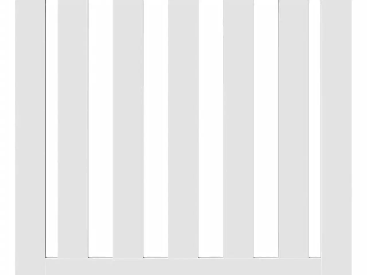 Billede 3 - Radiatorskjuler 78x20x82 cm konstrueret træ hvid