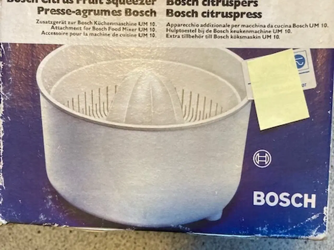 Billede 3 - Bosch Citruspresse til Bosch UM10 maskine. Ubrugt