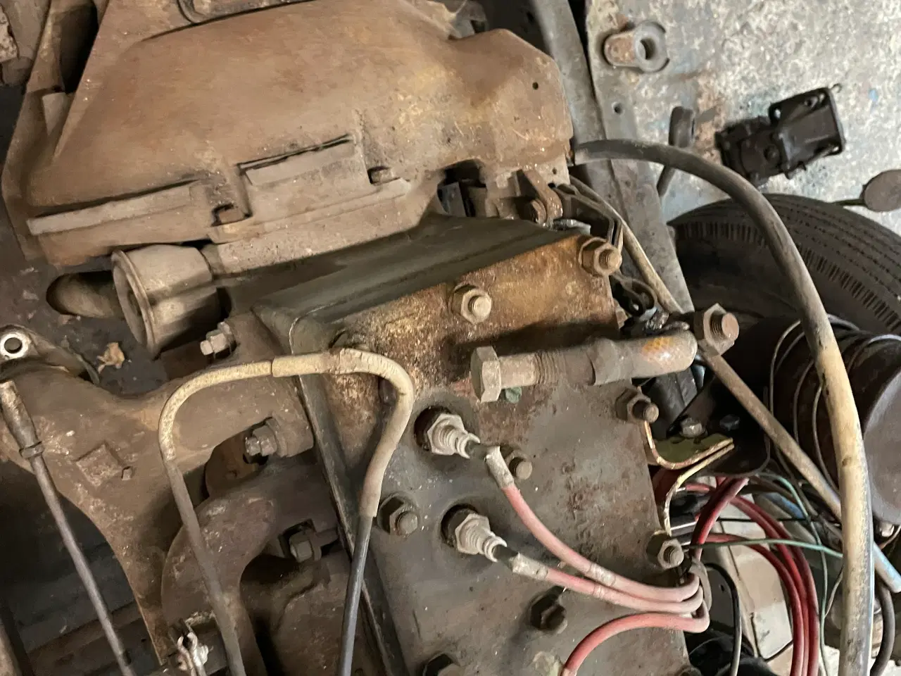 Billede 5 - plymouth p4 1937 motor og gearkasse