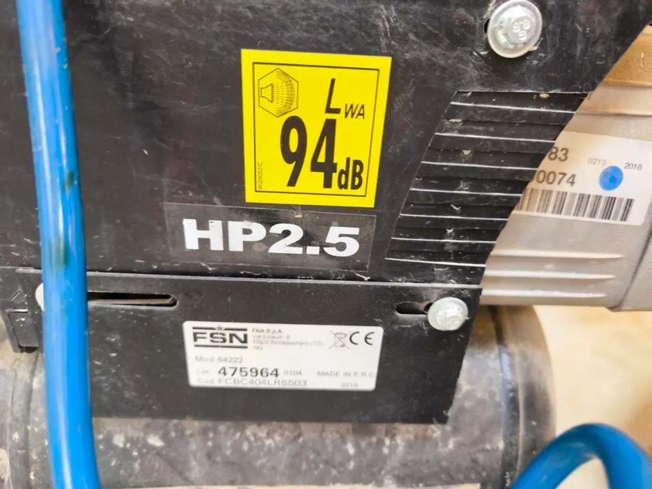 Billede 3 - Kompressor 2,6 HK inkl. slange