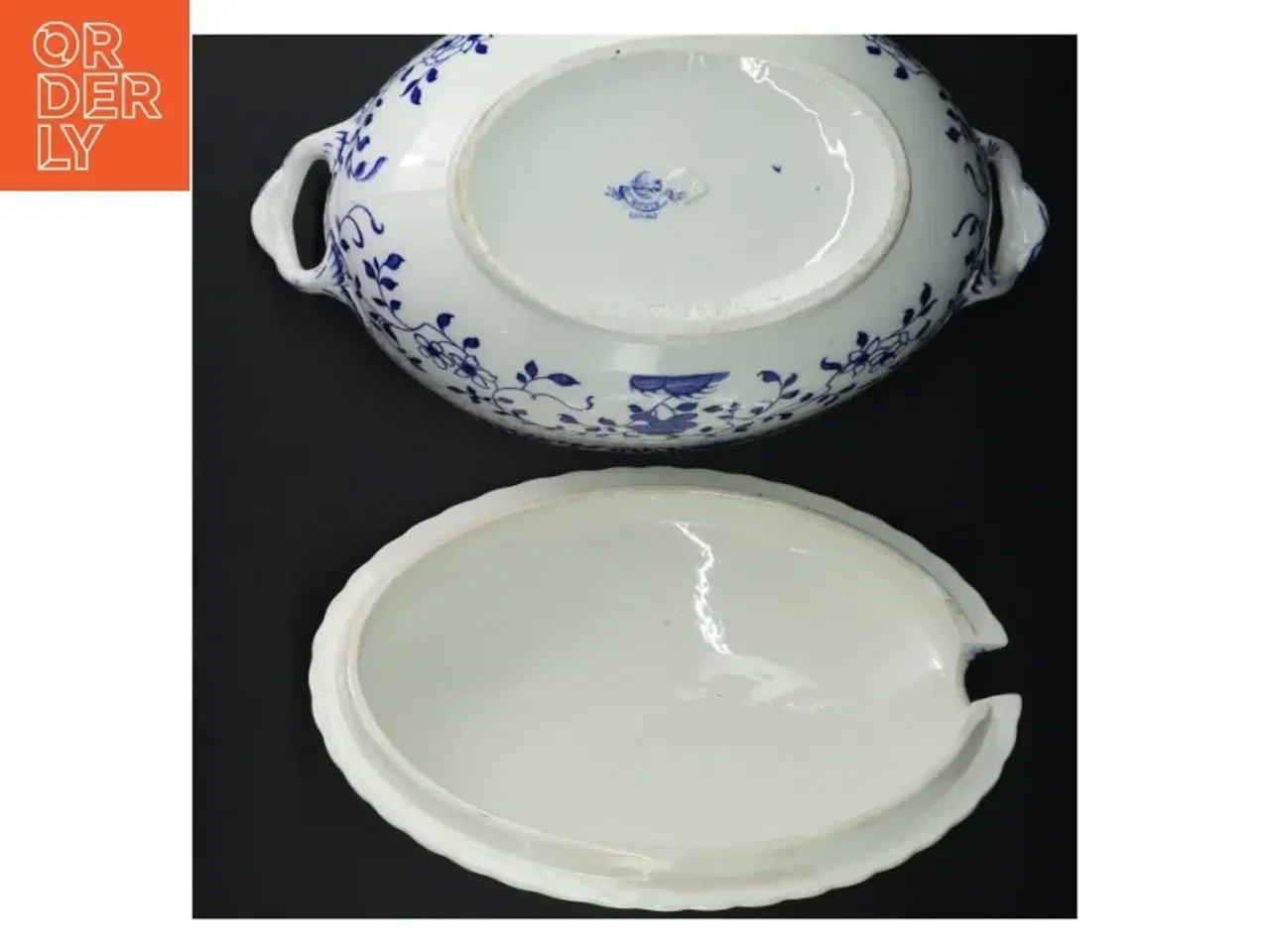 Billede 9 - Engelsk Suppeterrin (str. Terrin 34 cm, fad 39cm)