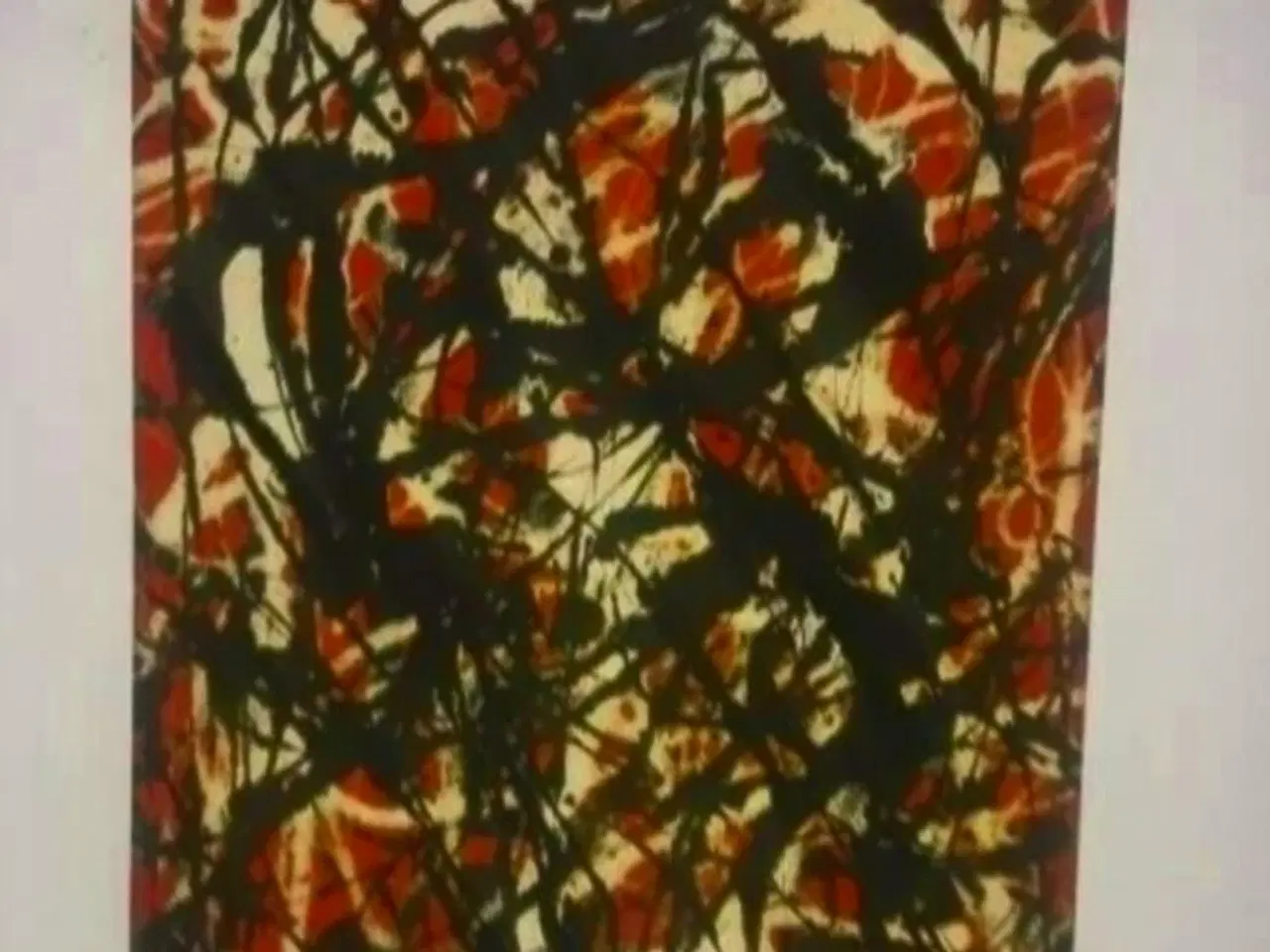 Billede 1 - Print på lærred. Free Form, Jackson Pollock