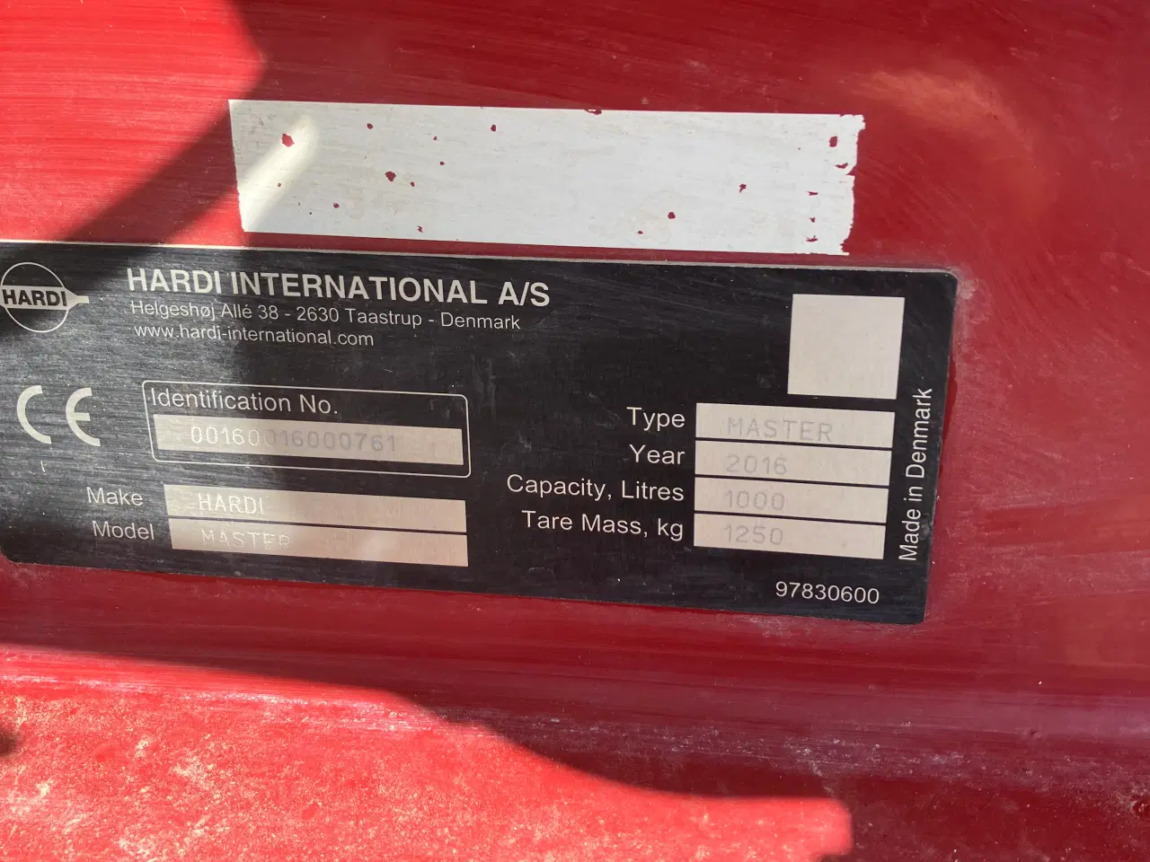 Billede 4 - Hardi liftsprøjte 12 meter