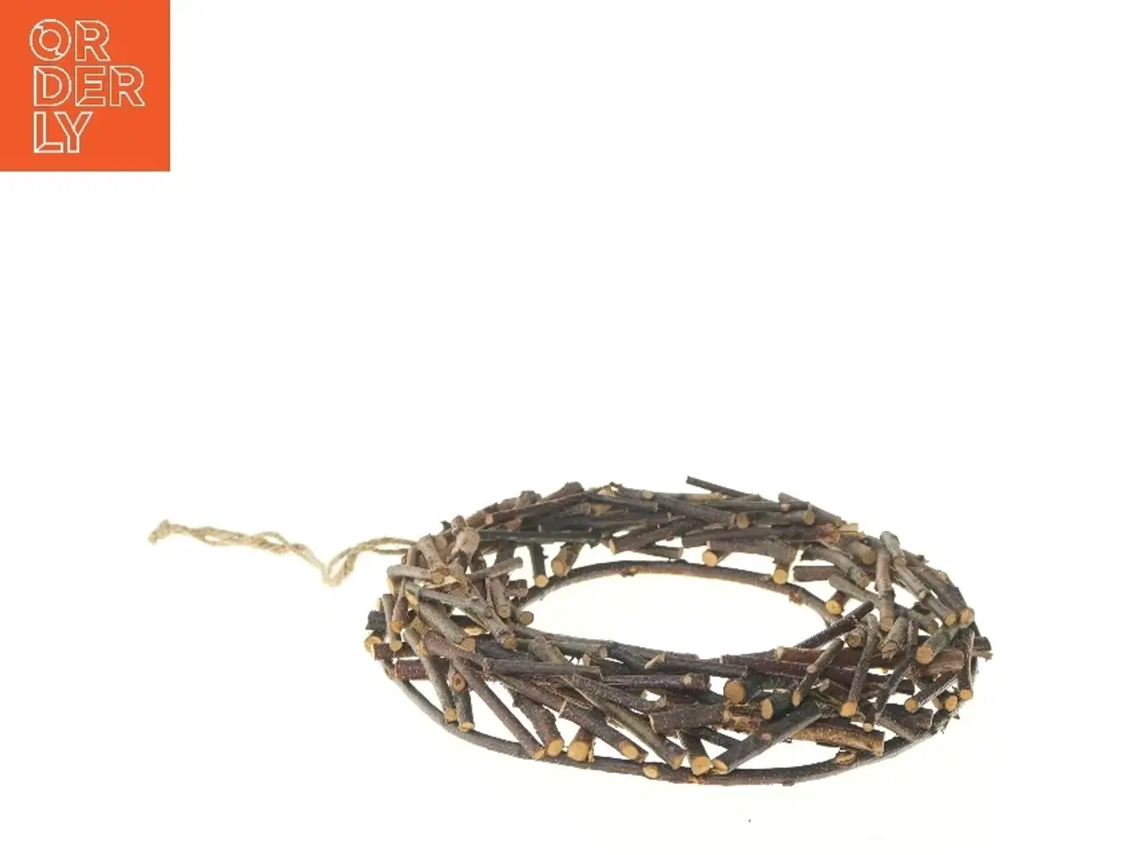 Billede 3 - Dekorativ krans af kviste (str. Ø 32 cm)