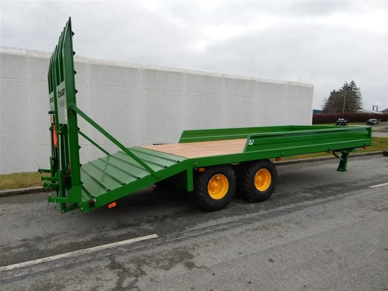 Billede 15 - Tinaz 12 tons maskintrailer med 30 cm sider