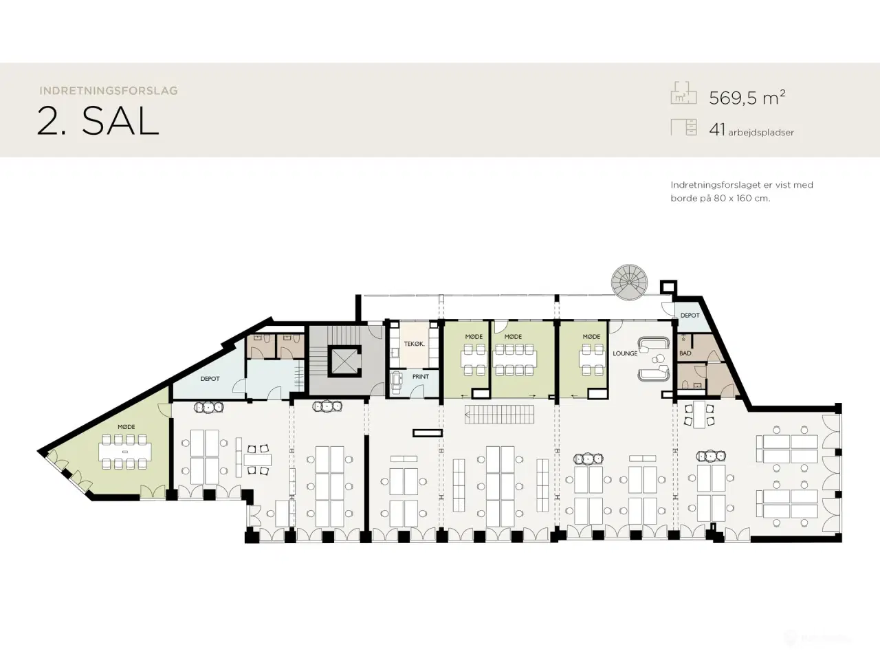 Billede 19 - Kreativt citykontor midt i byens puls