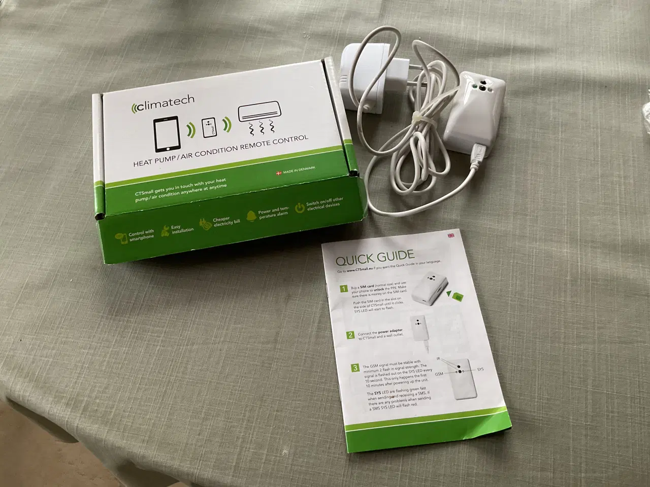 Billede 1 - Til at tænde for varmen hjemmefra